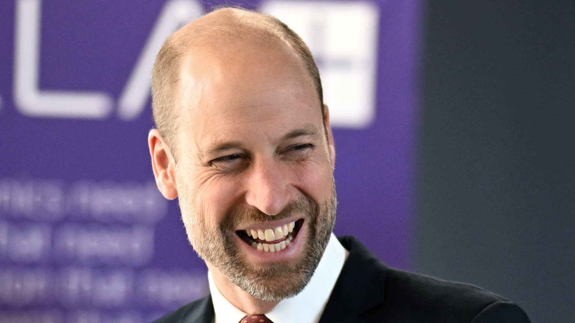Prince William smiling