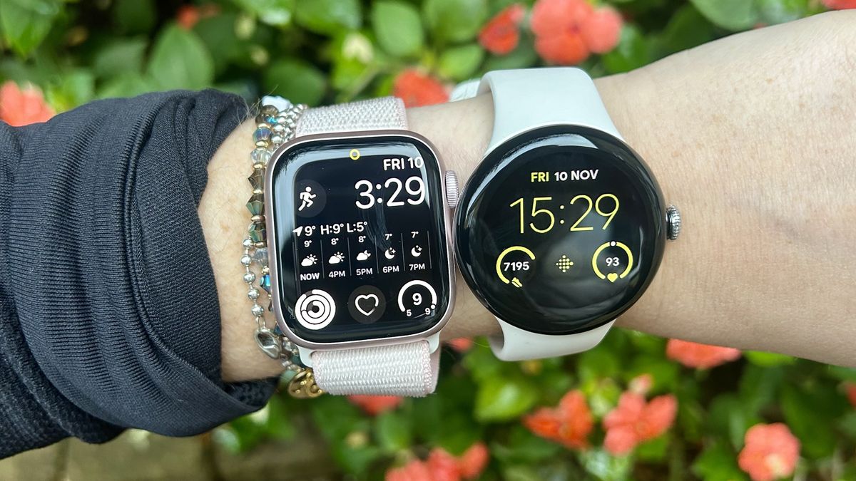 I ran with the Apple Watch 9 and Google Pixel Watch 2 — and the