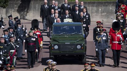 Prince Philip's funeral procession