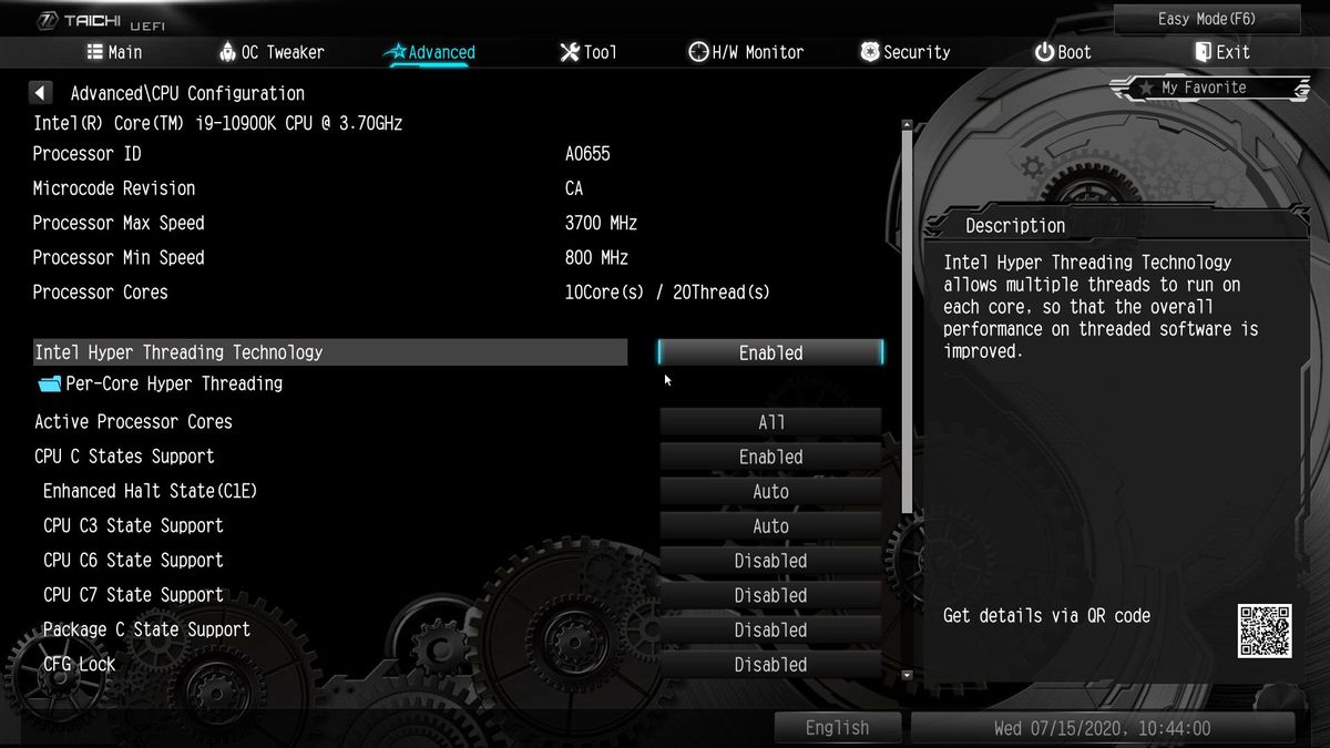 ASRock Z490 Taichi