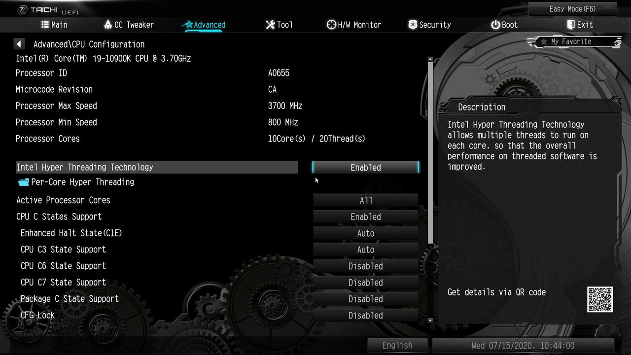 ASRock Z490 Taichi