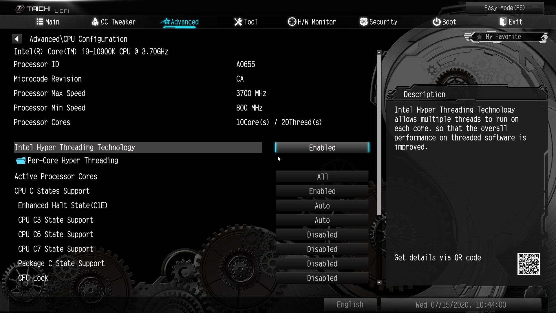 ASRock Z490 Taichi
