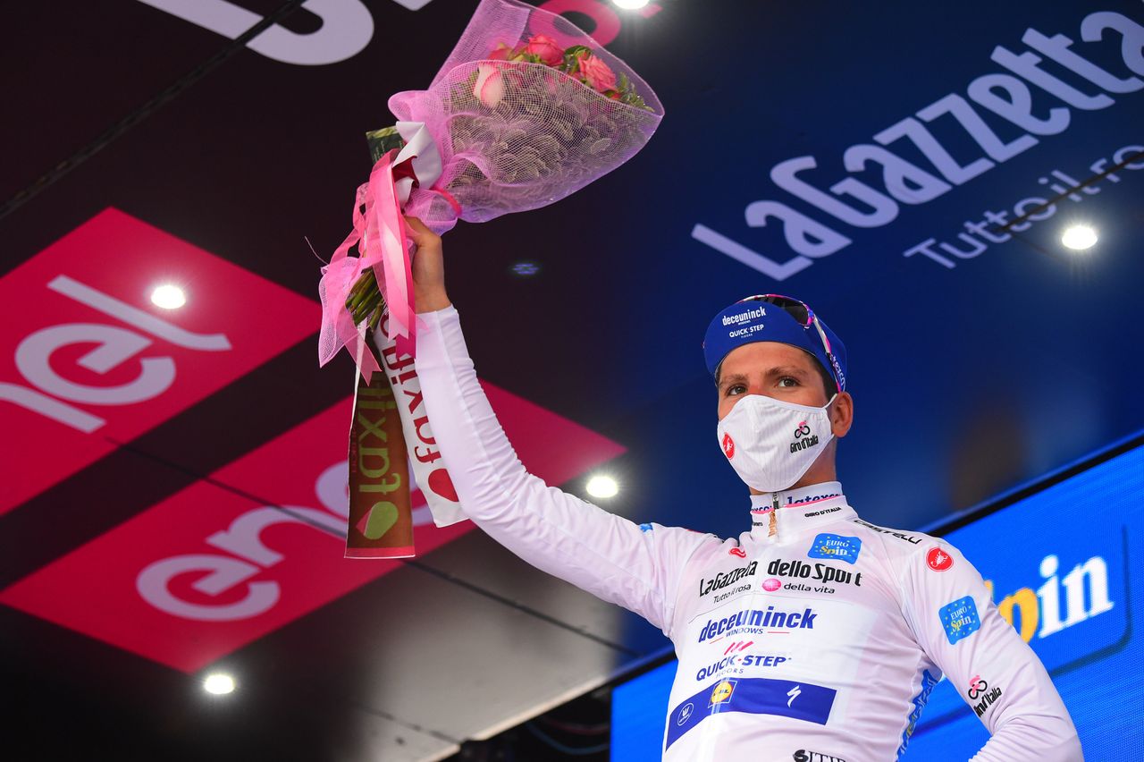 Giro dItalia 2020 103th Edition 14th stage Conegliano Valdobbiadene 341kmm 17102020 Joao Almeida POR Deceuninck Quick Step photo Dario BelingheriBettiniPhoto2020