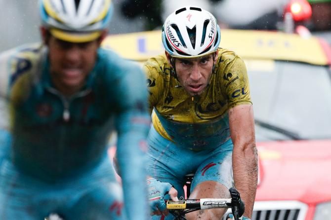 Vincenzo Nibali in yellow
