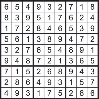 Sudoku solution