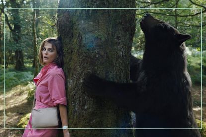 Keri Russell as Sari in Cocaine Bear, directed by Elizabeth Banks.