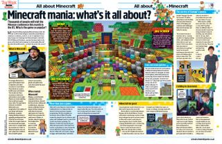 The Week Junior magazine article All About Minecraft