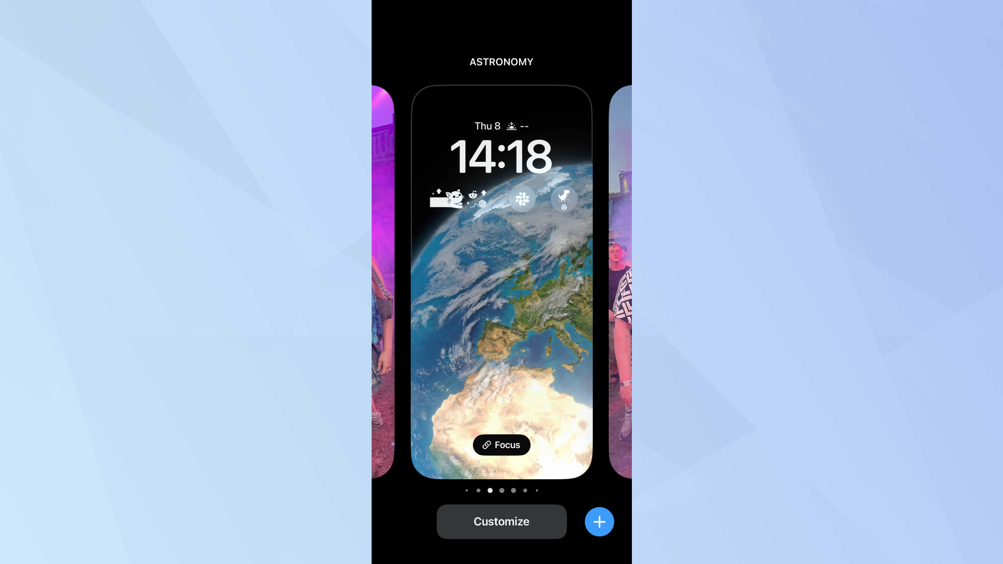 iPhone customization lock screen 