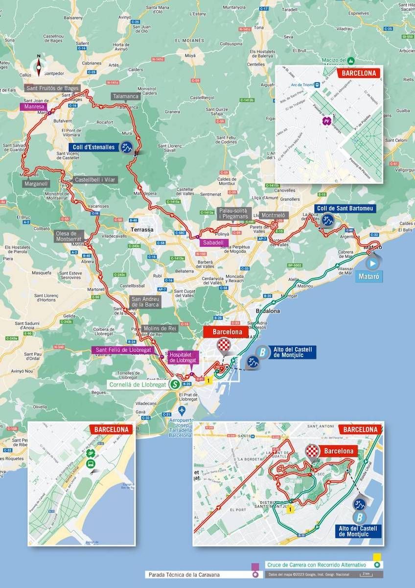 Route of stage 2 of la Vuelta a Espa&ntilde;a