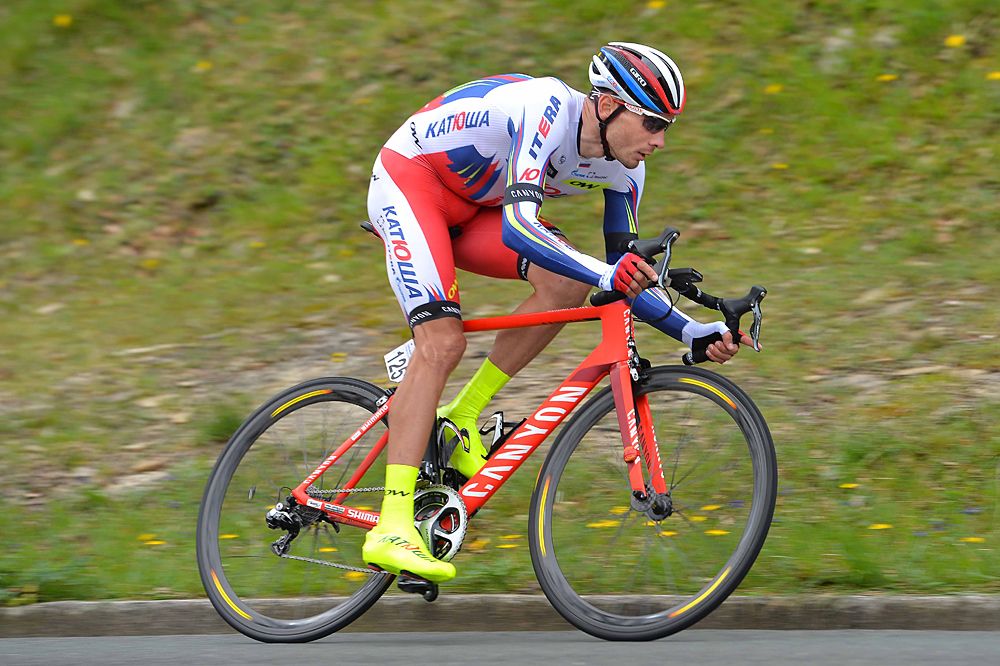 Maxim Belkov (Katusha) on course during stage 6
