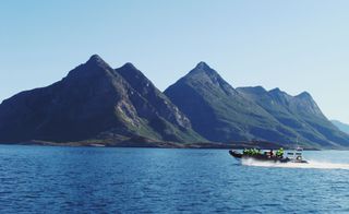 Visitors reach the island by boat from the town of Bodø