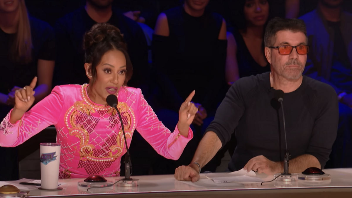 Mel B and Simon Cowell on AGT: Fantasy League