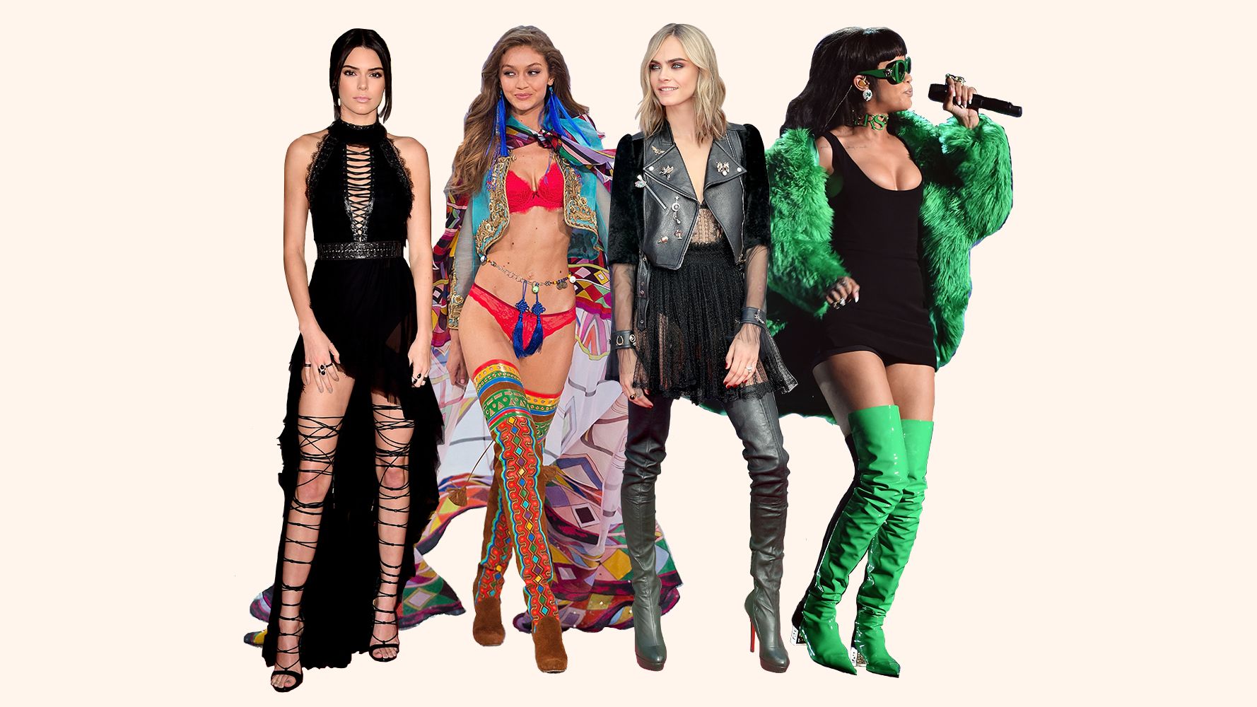 Clothing, Fashion, Leggings, Fashion model, Fashion design, Footwear, Fun, Costume, Costume design, Knee-high boot,