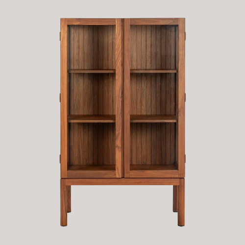 Riga Display Cabinet Walnut