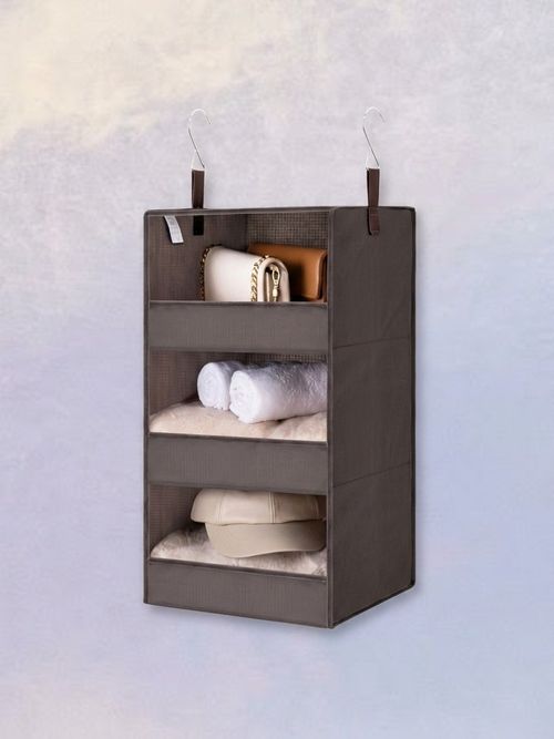 3-Shelf Hanging Closet Organizer