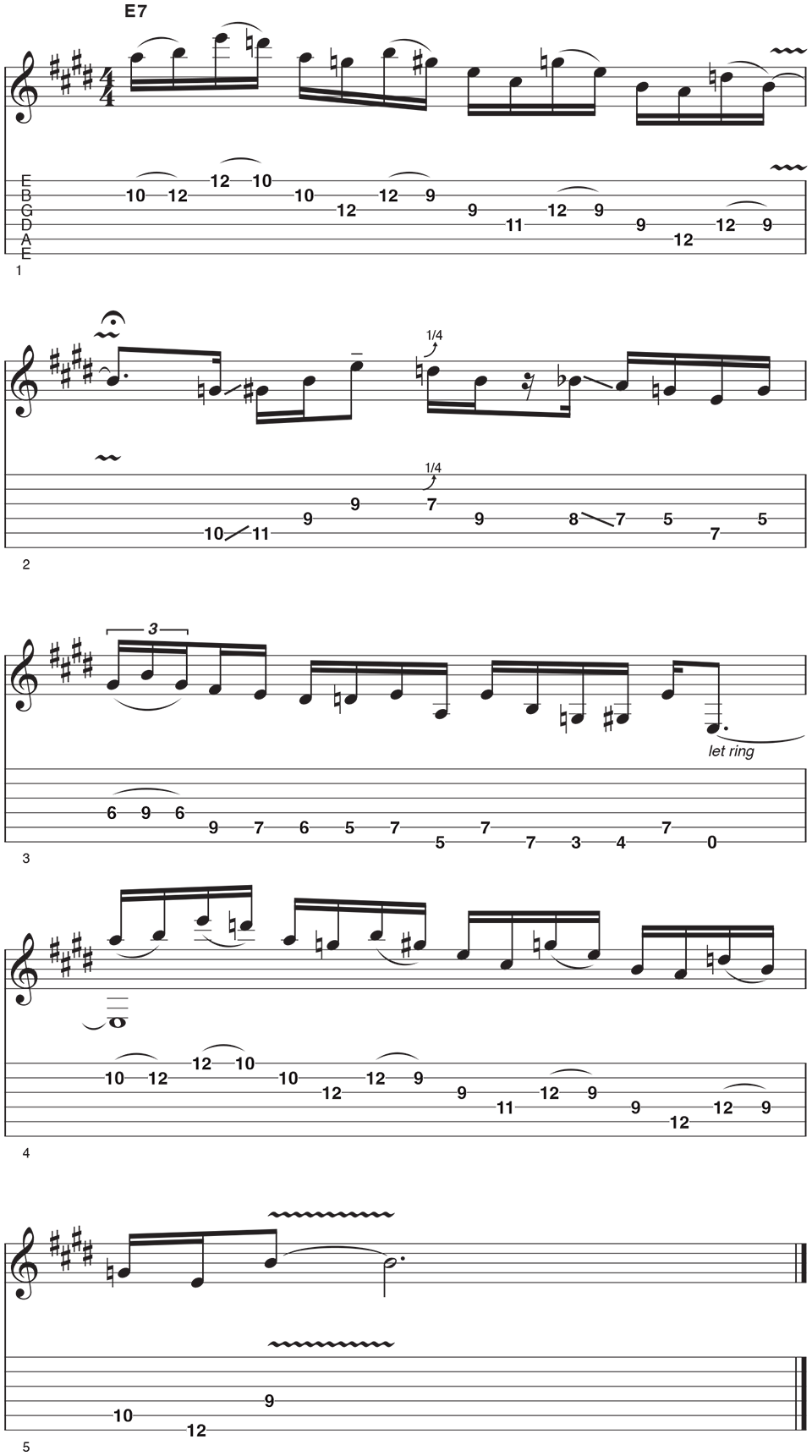Mixolydian Lick