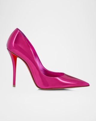 Miss Z Mirror Red Sole Pumps