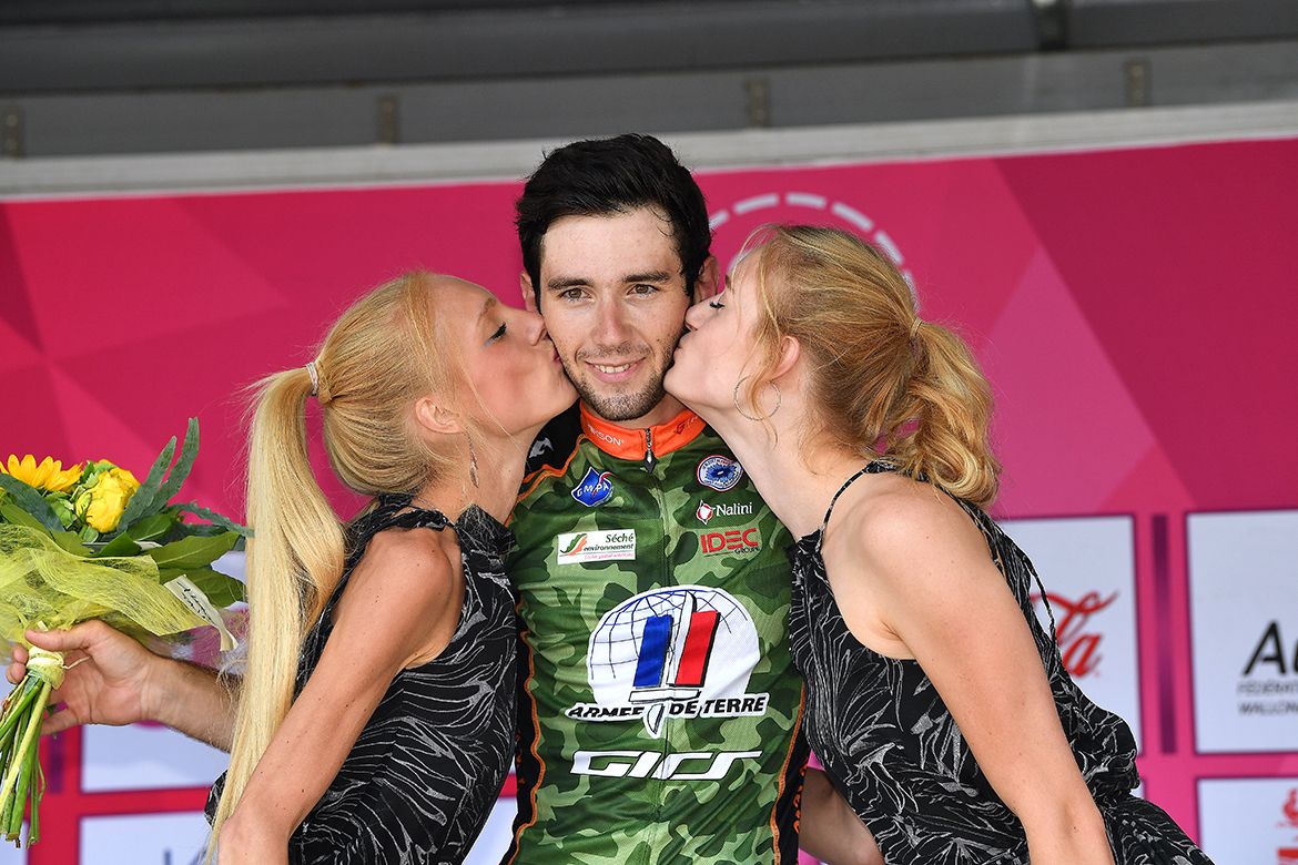 Benjamin Thomas on the Tour de Wallonie podium