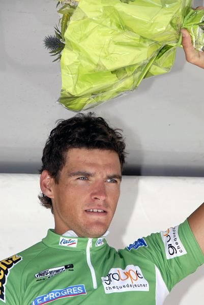 Greg Van Avermaet sprinted to the points lead.