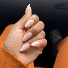 Almond French ombre nails