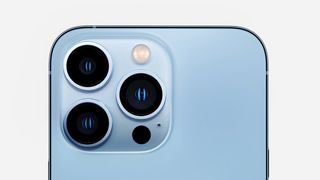 A photo of the iPhone 13 Pro's cameras.