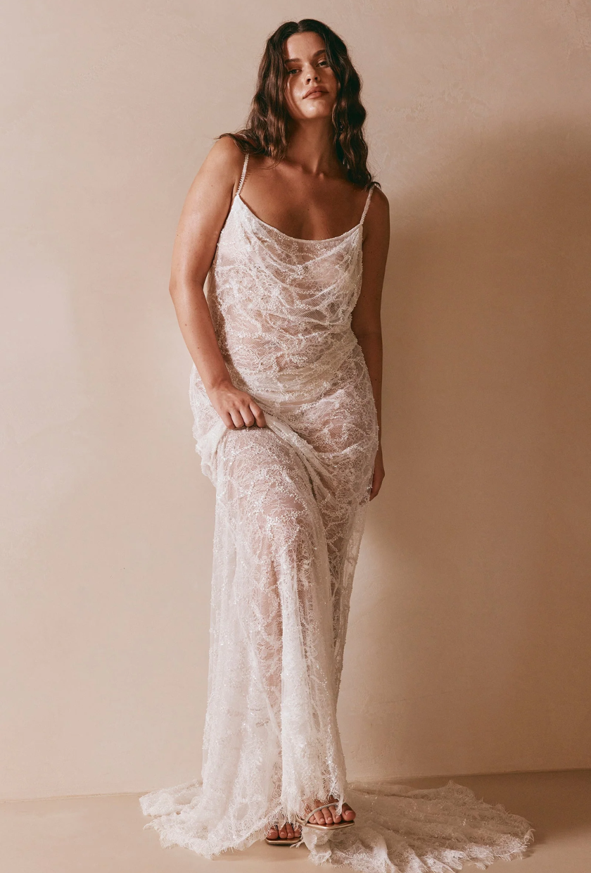 An image of a sheer slip dress from Grace Loves Lace.