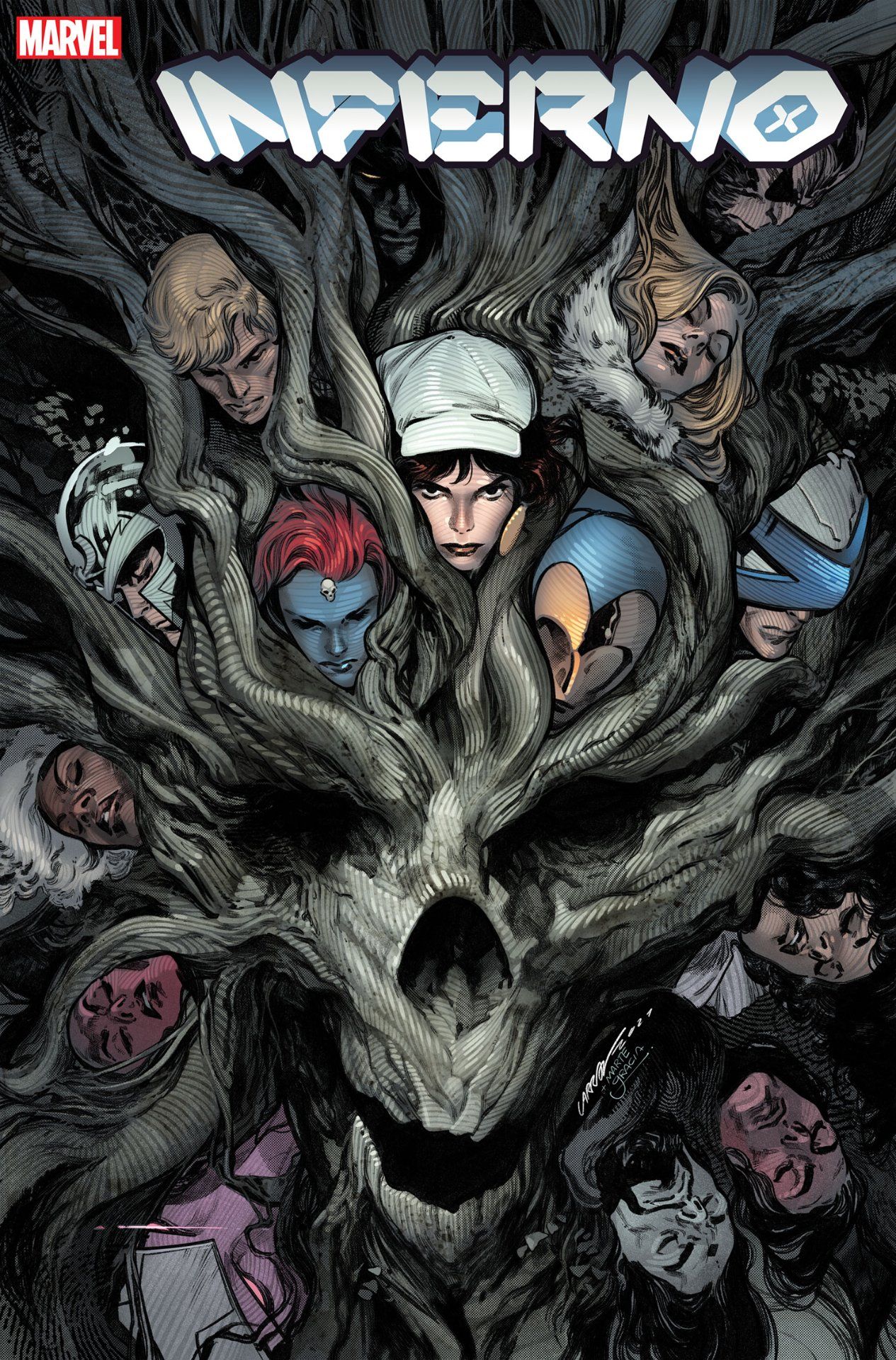Inferno #4 covers