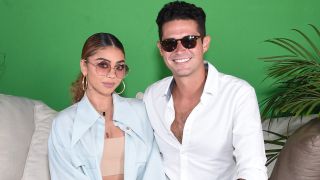 Sarah Hyland and Wells Adams attend a Bachelor in Paradise event.