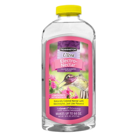Pennington Premium Electro Nectar Liquid Concentrate Hummingbird Food, Hummingbird Nectar, 16 Fl Oz., 1 Pack