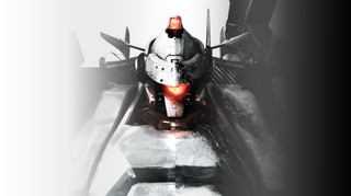 Armored Core Mobile 3 key art showing a mech with glowing red laser