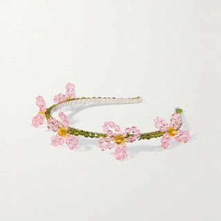 A crystal daisy Simone Rocha headband.