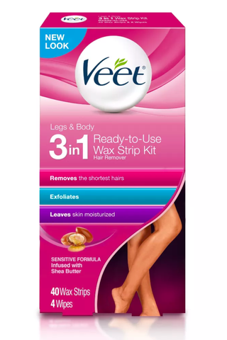 How to Wax Your Legs | Veet Ready-To-Use Wax Strips and Wipes - 40ct 