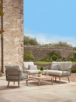how to clean a patio: cox & cox seating