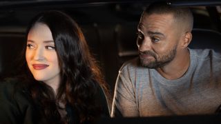 Riley and Andy in the car after making out