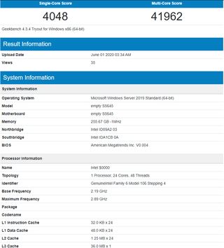 Intel Ice Lake Xeon Processor