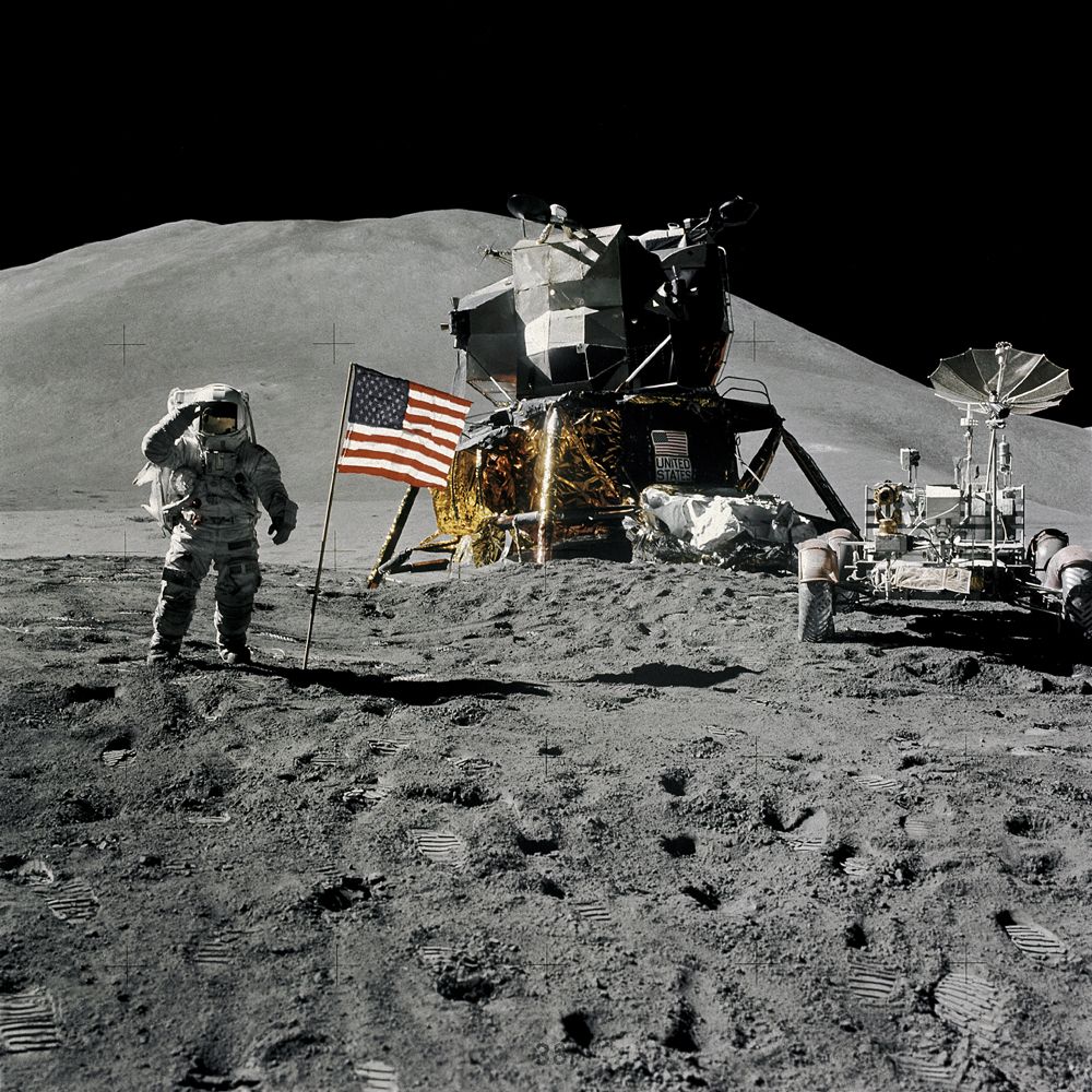 NASA Apollo program space travel Armstrong 3D physical puzzle – moon landing 
