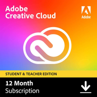 Get the 61% off Adobe Creative Cloud student discount at Amazon (US) 