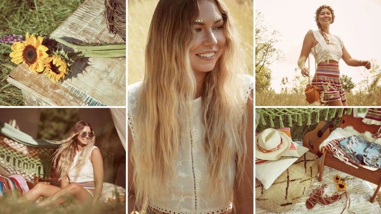 Collage, Long hair, Fashion accessory, Photography, Brown hair, Photo shoot, Style, Art,