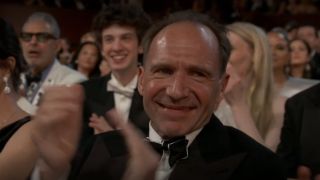 Ralph Fiennes at Oscars after James Bond tribute