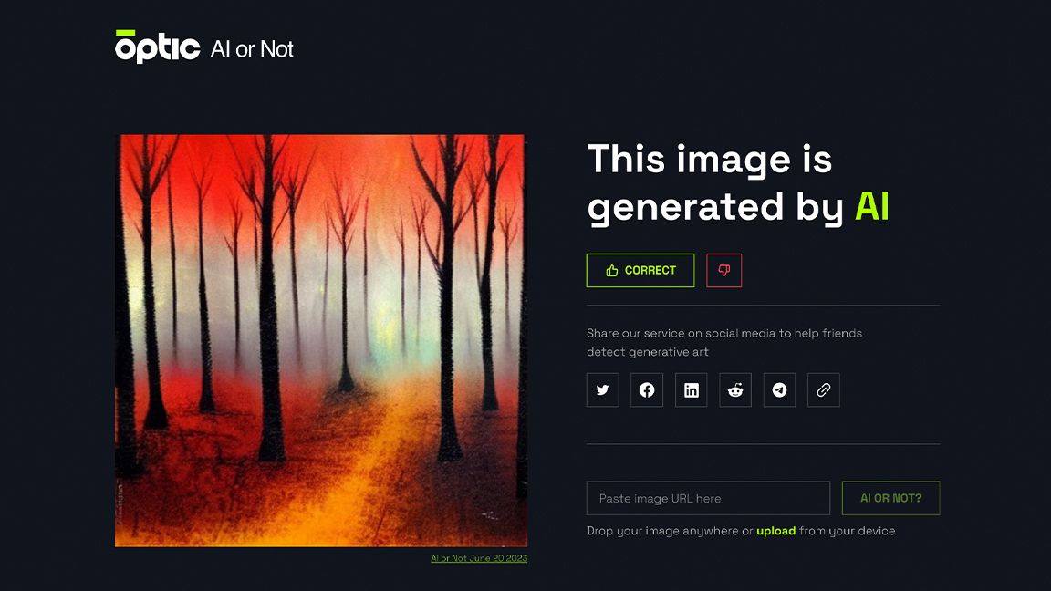 I test AI art checker 'AI or Not', with surprising results | Creative Bloq