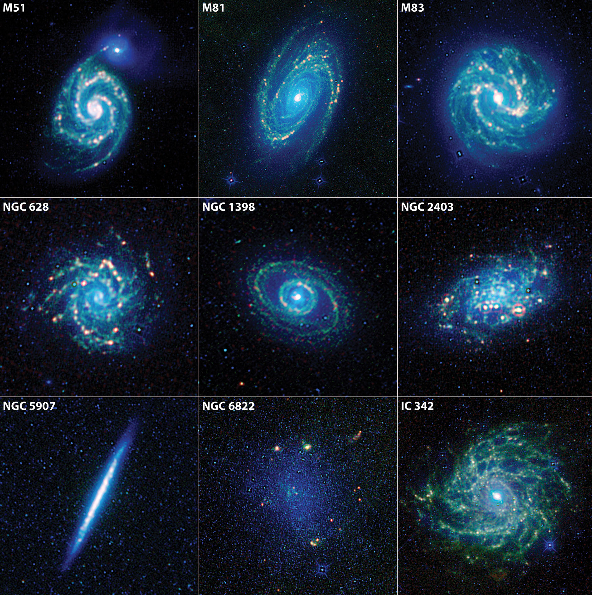 A Galaxy Zoo Photos From NASA's WISE Telescope Space