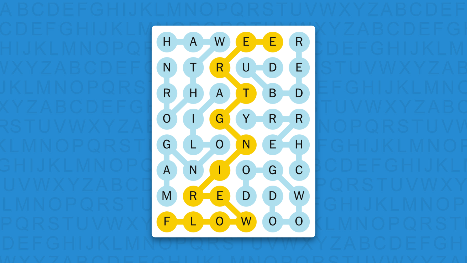 NYT Strands answers for game 886 on a blue background