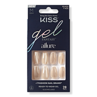 KISS Gel Fantasy Allure Press-Ons in Moonbeam