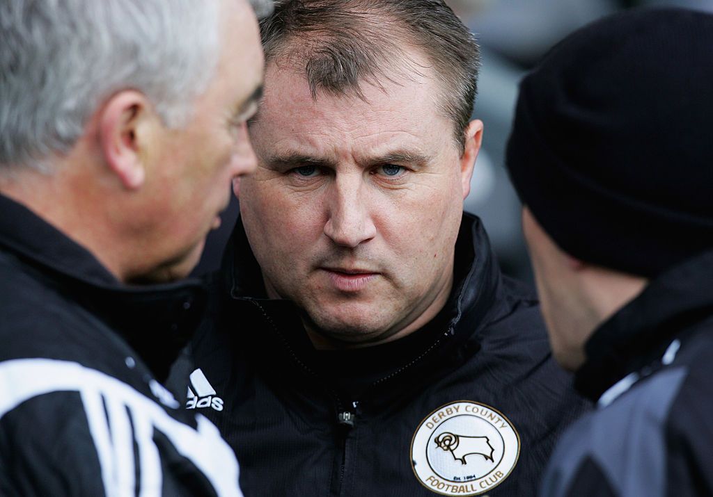 DERBY, UNITED KINGDOM - MARCH 01: Paul Jewell, manager of Derby County looks on during the Barclays Premier League match between Derby and Sunderland at Pride Park on March 01, 2008 in Derby, England. (Photo by Matthew Lewis/Getty Images)