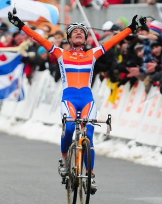 Marianne Vos (Netherlands) led almost the entire race today to take the Championship