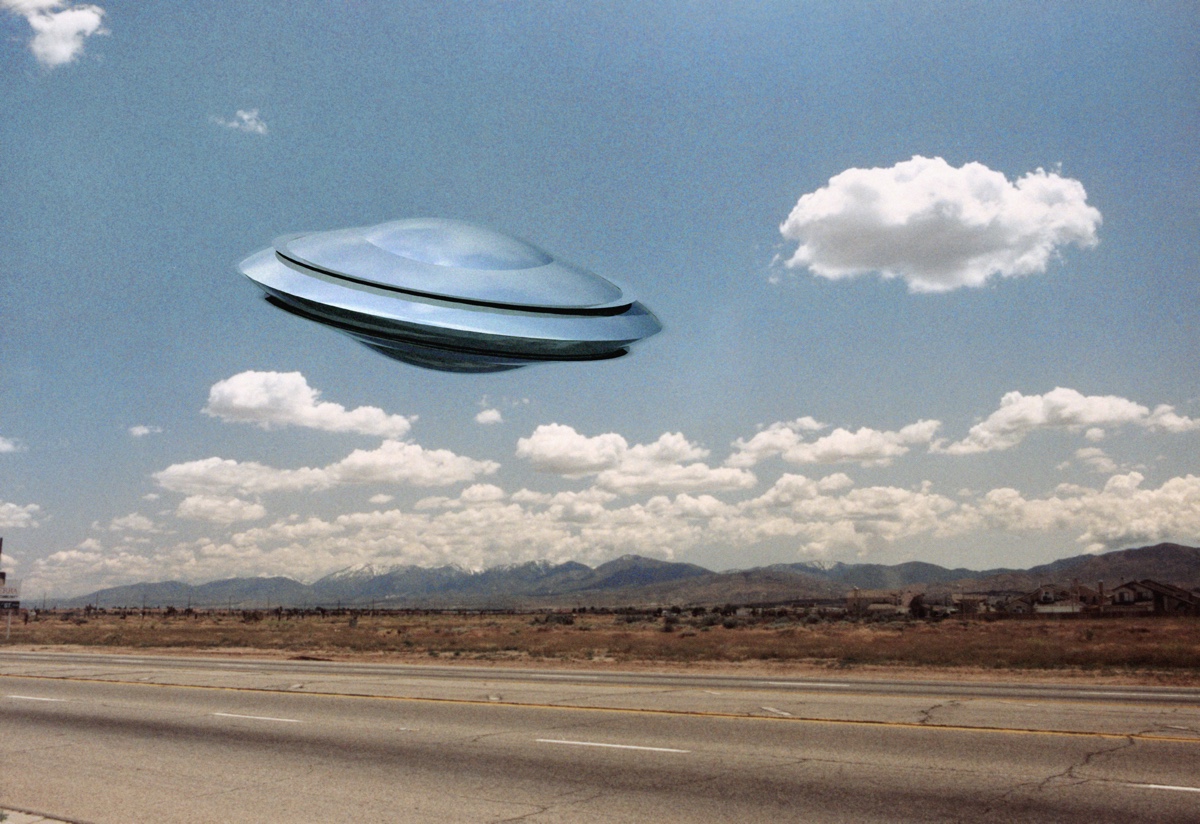 UFO on Earth.