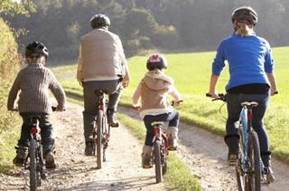 Family cycling