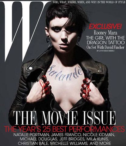 Rooney Mara - The Girl with the Dragon Tattoo - Marie Claire