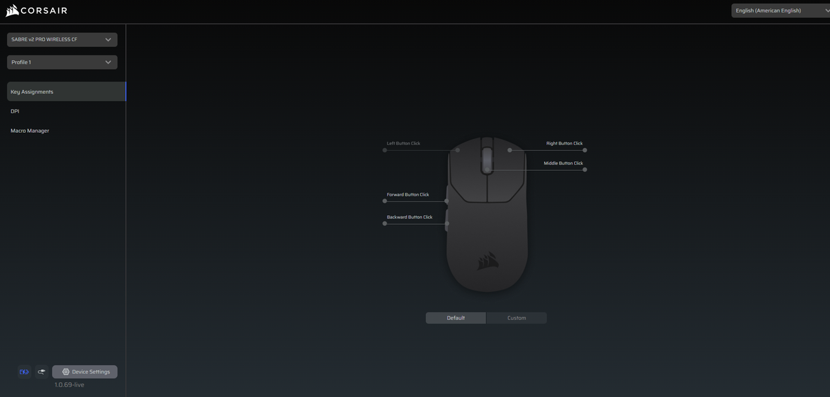 Corsair Sabre V2 Pro Wireless CF