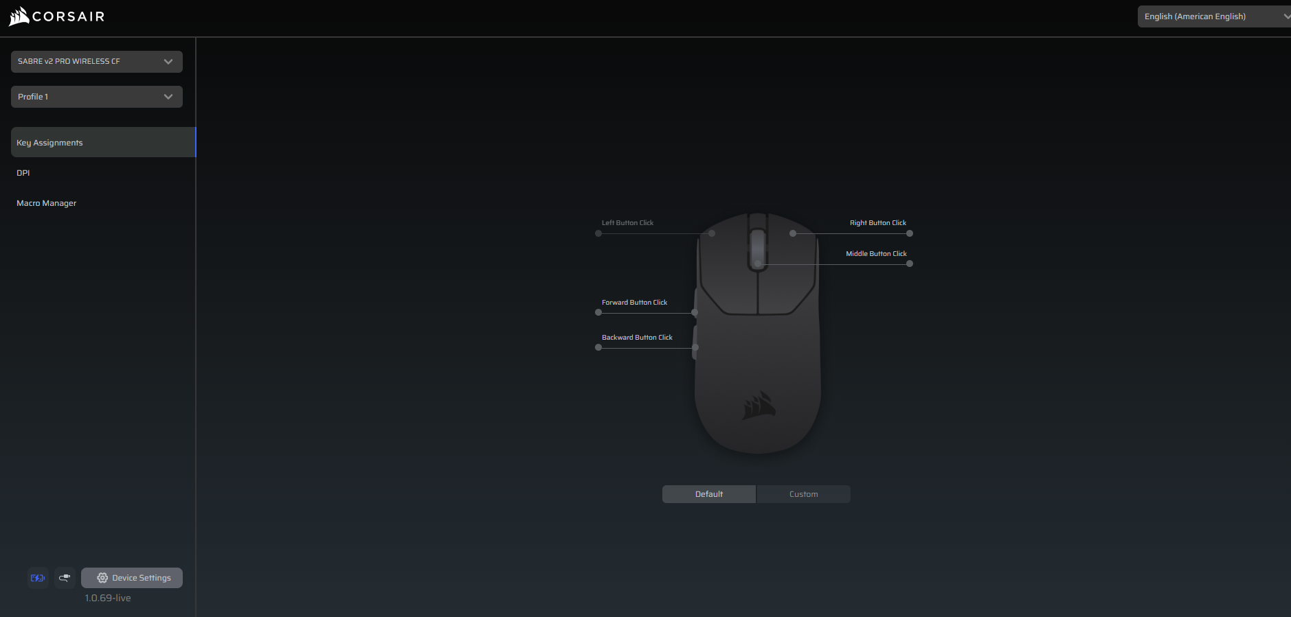 قرصان سيبر V2 برو لاسلكي CF